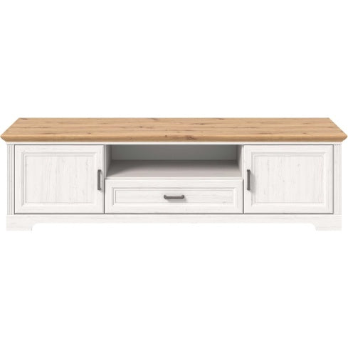 TV-Lowboard im Landhausstil mit Schublade und viel Stauraum, 193 cm