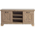 TV-Unterschrank mit 2 Türen aus Holzwerkstoff in Bramberg-Fichte, 145 × 68,4 × 45 cm